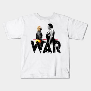 WAR!!! Andre the giant vs hulk hogan - Legends Kids T-Shirt